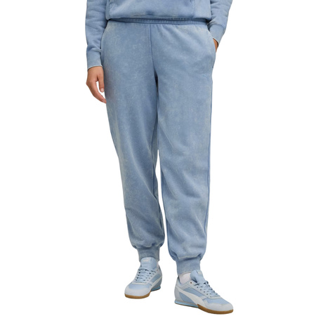 Spodnie damskie Puma ESS Elevated Comfort Wash Sweatpants niebieskie (688104 34)