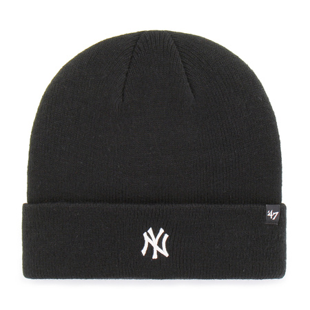 Czapka unisex 47 Brand NEW YORK YANKEES CUFF KNIT Czarny (B-CFDCN17ACE-BK)
