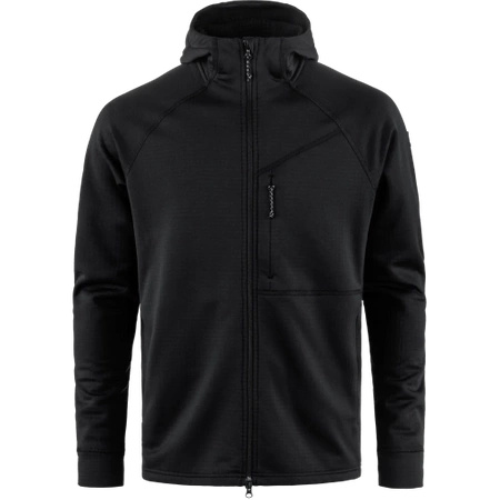 Polar męski Fjällräven Abisko Grid Fleece Hoodie M Black (F12600228-550)