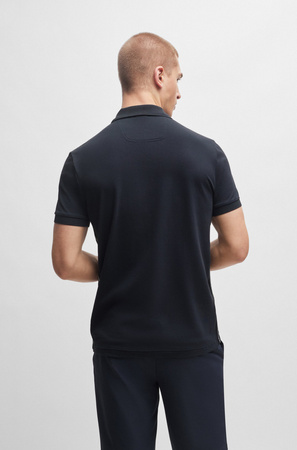 Wyprzedaż - Koszulka Polo męska BOSS Paule BLU koszulka slim fit granatowa (50512789-402)