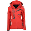 Kurtka outdoorowa damska Geographical Norway Reine DB LADY 068 czerwona (WY2679F/GN/Red / Black)