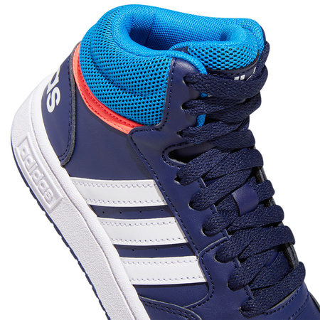 Buty dla dzieci adidas Hoops Mid granatowe (GW0400)