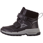 Wyprzedaż - Buty zimowe męskie czarne Kappa Tapiwa Tex K (260906K-1116)