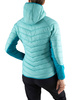 Kurtka damska z kapturem Viking Becky Warm Pro Lady ocieplana polartec primaloft turkusowa (750/24/3232/7000)