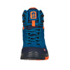 Wodoodporne buty turystyczne dziecięce dla chłopca/dziewczynki Trollkids Kids Trollsteinen Hiker Mid XT atlantic blue/dark navy/glow orange (658-197)