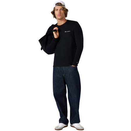 Koszulka męska Champion Longsleeve Tee czarna (221799 KK001)