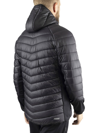 Kurtka męska z kapturem Viking Bart Warm Pro Man ocieplana polartec primaloft czarna (750/24/3231/0900)