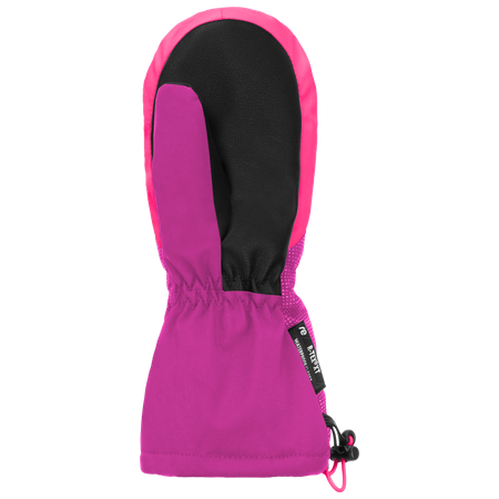 Wyprzedaż - Rękawice snowboardowe dziecięce Reusch Maxi R-Tex® XT Mitten narciarskie z jednym palcem ocieplane różowe (62/85/515/3364)