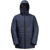 Wyprzedaż - Kurtka przejściowa męska Jack Wolfskin Deutzer Long JKT wodoodporna granatowa (1207451_1010)