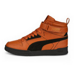 Buty zimowe męskie zimowe Puma Rebound RBD Game WTR Warm Chestnut Winter sneakersy pomarańczowe (387604-03)