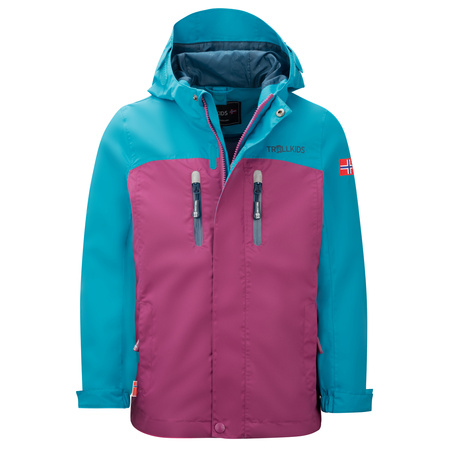 Wodoodporna kurtka 3 w 1 Trollkids Girls Bryggen 3in1 Jacket dla dziewczynki (419-243)