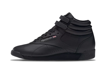 Reebok FREESTYLE HI Damen Schwarz Schuhe Sneaker Sportschuhe Turnschuhe