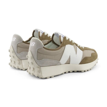 Wyprzedaż - Sneakersy damskie/męskie New Balance 327 buty sportowe zamszowe brązowe (U327CH)