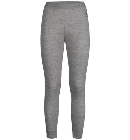 Wyprzedaż - Spodnie techniczne damskie Odlo Base Layer Bottom Long Merino 200 termiczne (110831/10420)