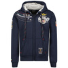 Bluza sportowa męska Geographical Norway Faero Men 100 z kapturem sportowa granatowa (WW5416H-GN-NAVY)