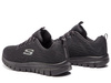 Buty sportowe damskie Skechers GRACEFUL GET CONNECTED przewiewne siateczkowe czarne (12615WBBK)