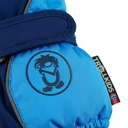 Rękawice zimowe dziecięce Trollkids Kids Troll Glove wodoodporne dziewczęce/chłopięce niebieskie (925-117)