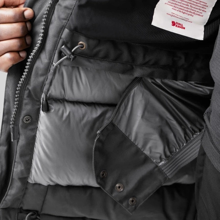 Kurtka puchowa ocieplana męska Fjällräven Polar Expedition Parka M Iron Grey-Black (F87173-048-550)