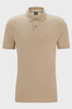 Koszulka Polo męska BOSS Pallas Dark Beige regular fit beżowa (50468301-255)