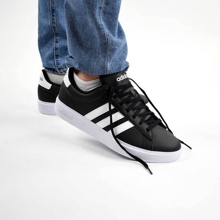 Buty sportowe adidas GRAND COURT 2.0 czarno-białe tenisówki (GW9196)