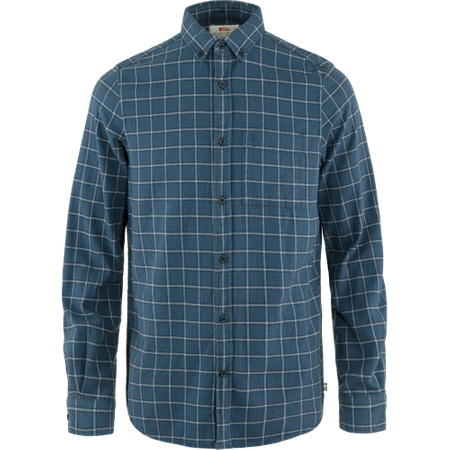 Koszula z długim rękawem męska Fjällräven Övik Flannel Shirt M Indigo Blue-Flint Grey (F82979-534-055)