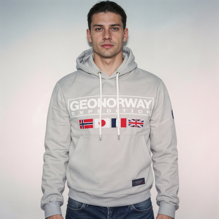 Bluza Geographical Norway GREAT BLENDED GREY DB MEN 317 mieszana szarość męska (WY8612H/GN-Blended Grey)