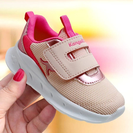 Wyprzedaż - Buty sportowe dziecięce KangaROOS KI-IR Sporty V sneakersy dla dzieci brązowe (020980006321)