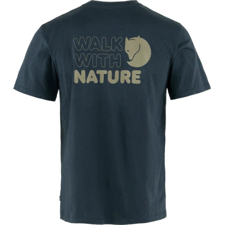 T-shirt męski Fjällräven Walk With Nature T-shirt M Dark Navy (F12600216-555)