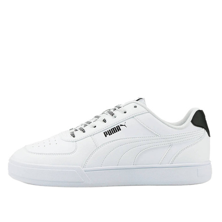 Buty sportowe męskie białe Puma Caven Logomania (383857-01)