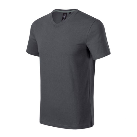 Koszulka Malfini Action V-neck M light anthracite (MLI-70083)