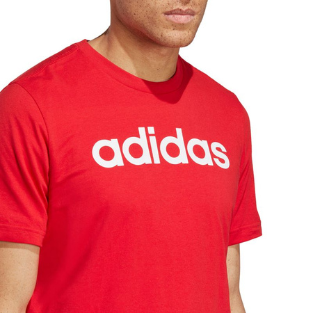 Koszulka adidas Essentials Single Jersey Linear Embroidered Logo M (IC9278)