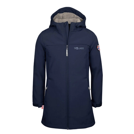 Płaszcz softshell Trollkids Girls Kristiansand Coat dla dziewczynki (391-100)