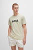 T-shirt męski BOSS RN Open White beżowy (50503276-131)