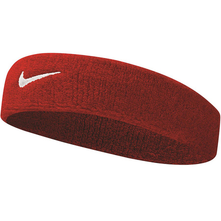 Opaska na głowę Nike Swoosh czerwona N  (NN07601)