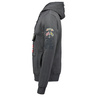 Bluza sportowa męska Geographical Norway Gymclass DB MEN 100 z kapturem szara (WU4190H-GN-DARKGREY)/WY10088H/GN