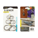 Nite Ize - S-Biner SlideLock Set #2  #3  #4 - Stalowy (LSBC-11-R6)