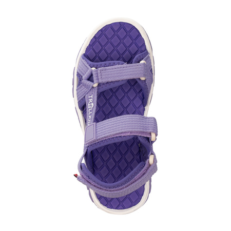 Sandały sportowe dziecięce dla chłopca/dziewczynki Trollkids Kids Oslofjord Sandal lilac (268-118)