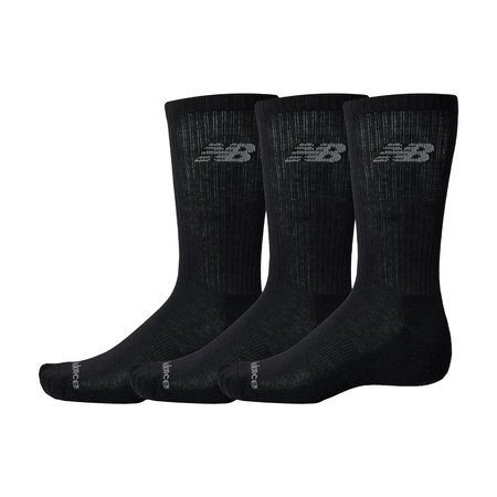 Skarpetki New Balance PERFORMANCE BASIC CREW 3 PACK Czarny (LAS51423BK)