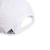 Czapka z daszkiem damska/męska adidas DAILY CAP WHITE regulowana logo na przodzie biała (IC9707)