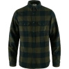 Koszula z długim rękawem męska Fjällräven Övik Heavy Flannel Shirt M Deep Forest-Dark Navy (F82978-662-555)