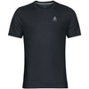 Wyprzedaż - Koszulka sportowa męska Odlo T-shirt crew neck s/s F-DRY oddychająca czarna (550822/15000)