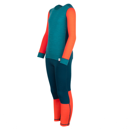 Warstwa podstawowa Trollkids Kids Merino Baselayer Set II dla chłopca/dziewczynki (644-104)