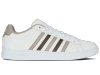 Męskie sneakersy K-Swiss COURT TIEBREAK II WHITE/TAUPE/TEAK/JURASSIC GOLD-M (04413-986-M)
