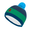 Czapka zimowa dla dziewczynki/chłopca Trollkids Kids Gryllefjord Bobble Cap niebieska (987-356)