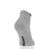 Wyprzedaż - Skarpety damskie/męskie szare Monotox Basics Ankle Socks Grey 3-Pack (MX20006)