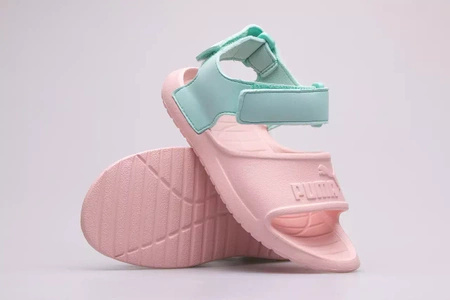 Sandały dziecięce PUMA DIVECAT V2 Injex PS pink || green (369546-14)