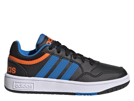 Buty sportowe młodzieżowe/damskie Adidas Hoops 3.0 K sneakersy czarne (GZ1937)