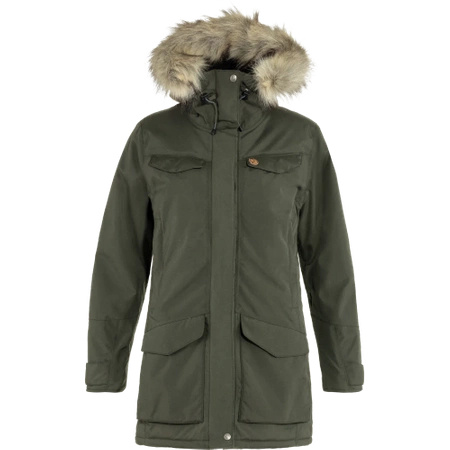 Kurtka ocieplana damska Fjällräven Nuuk Parka W Deep Forest (F86369-662)