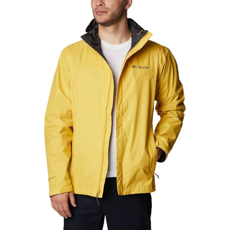 Kurtka przejściowa męska COLUMBIA WATERTIGHT™ II JACKET przeciwdeszczowa z kapturem żółta (1533898742)