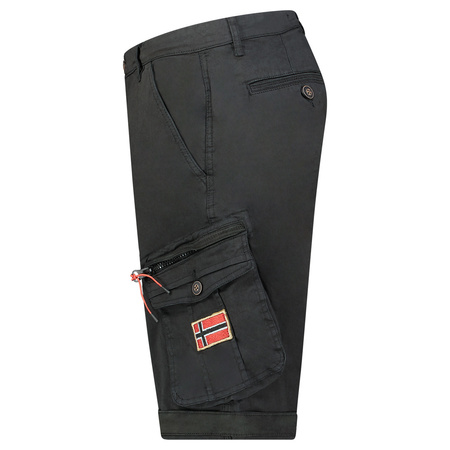 Bermudy Geographical Norway PARENTO BLACK DB MEN 317 czarny męska (SY1692H/GN-Black)